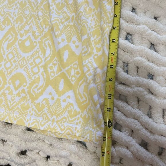 HEARTS OF palm pretty yellow  3/4 length sleeve top size XL - Picture 6 of 6